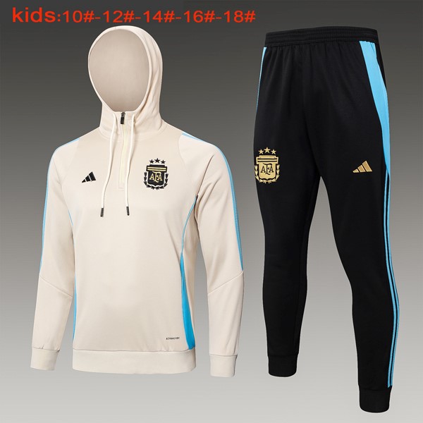 Niños Sudadera Con Capucha Argentina 2024/25 Amarillo 3